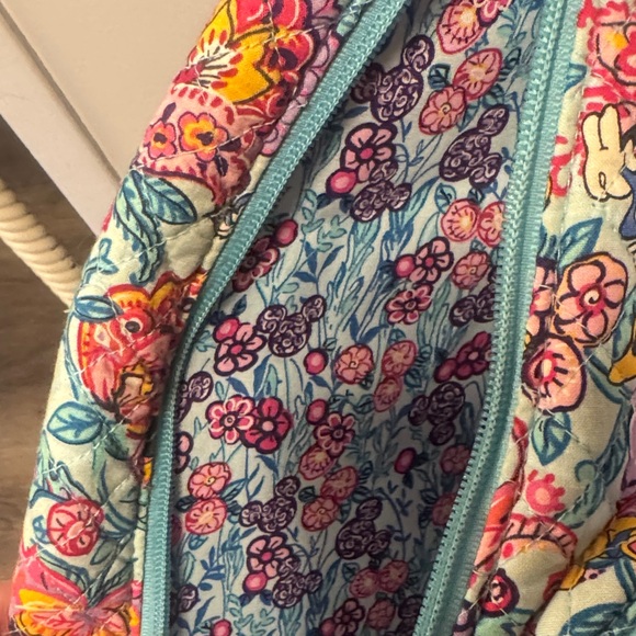 Vera Bradley Floral Disney Mickey & Pluto Sling Bag - Picture 6 of 8